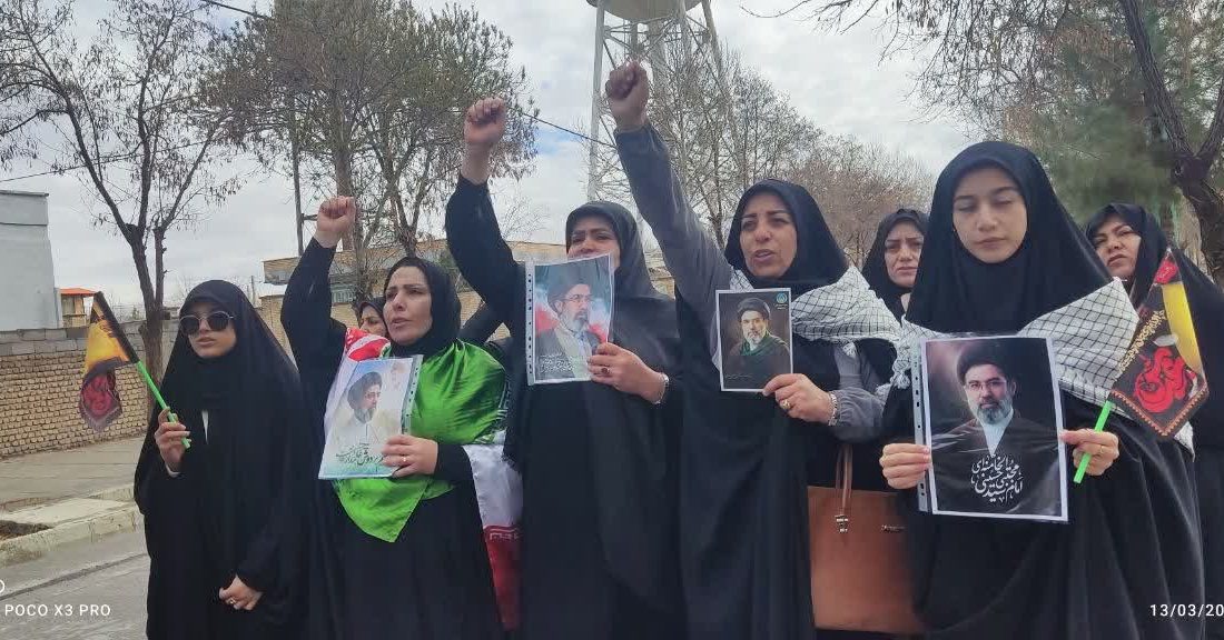 بیعت مردم دورود با رهبر معظم انقلاب در راهپیمایی ‌قدس