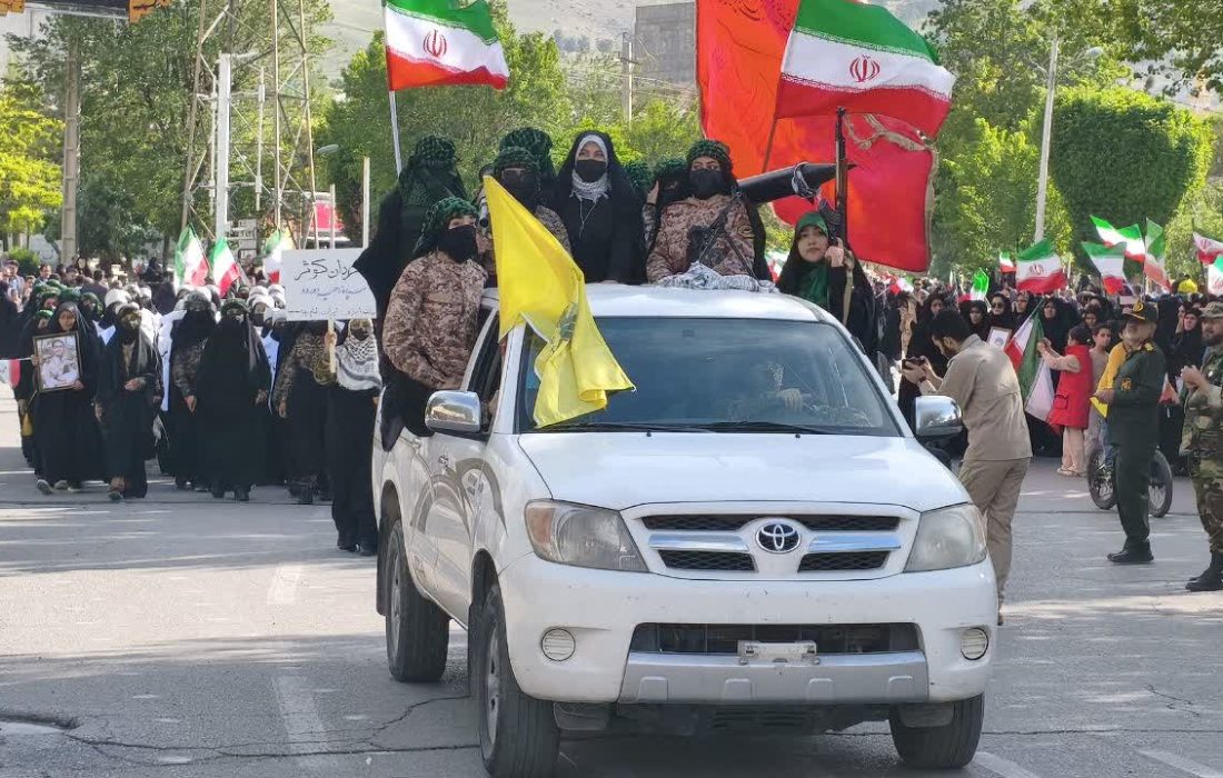 طنین فریاد «جانفدا» در قلب لرستان؛ تجلی اقتدار ملی در دیار دورود
