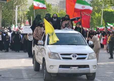 طنین فریاد «جان‌فدا» در قلب لرستان؛ تجلی اقتدار ملی در دیار دورود