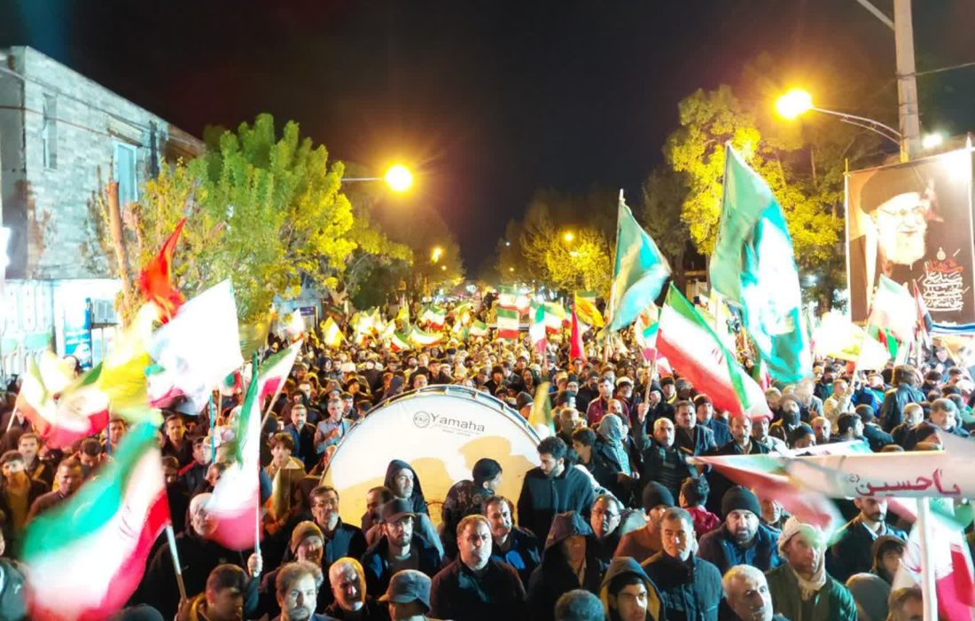 آئین عزاداری سالروز شهادت امام جعفر صادق (ع) همزمان با تجمع شبانه دورودی ها
