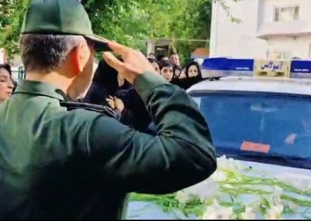 وداع با پیکر نوجوان مرگ مغزی زنده‌یاد محسن حسن پور