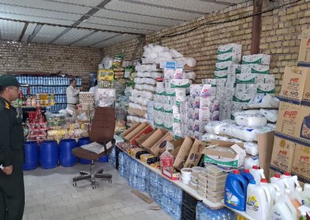 انبار احتکار مواد غذایی در دورود کشف و ضبط شد
