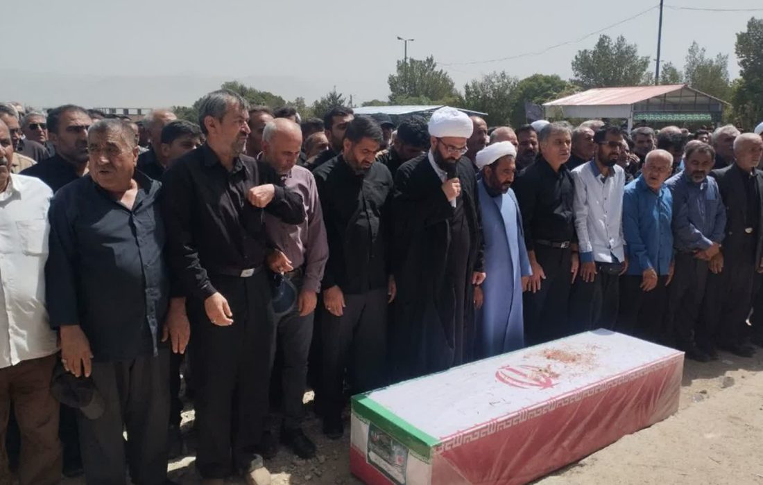 تشییع پیکر شهید احسان ماهور بختیاری در دورود