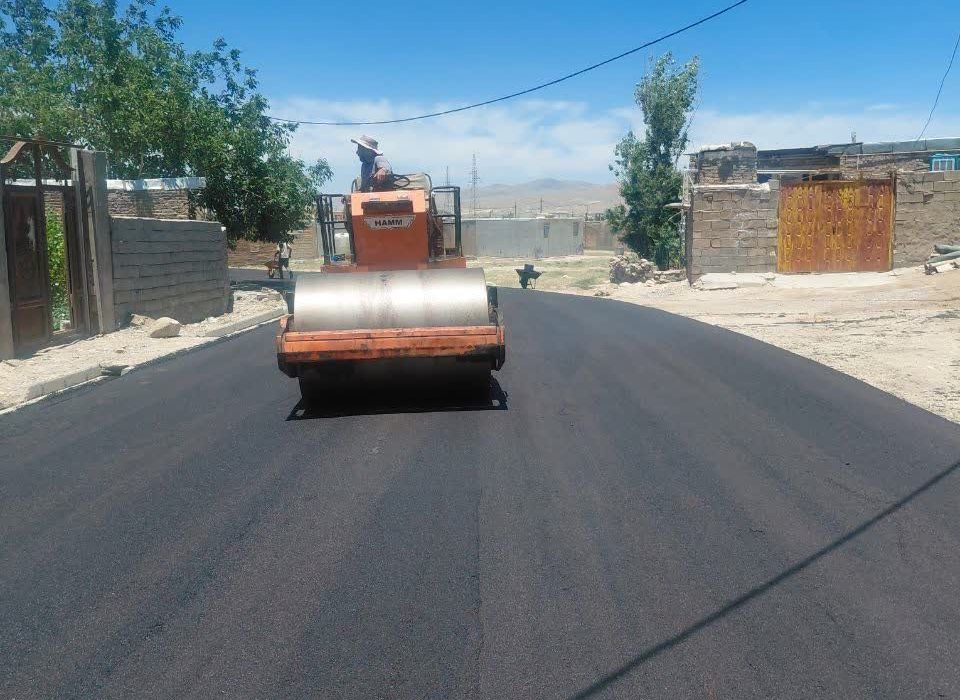 بهره‌برداری از پروژه آسفالت معابر روستای سیاهکله