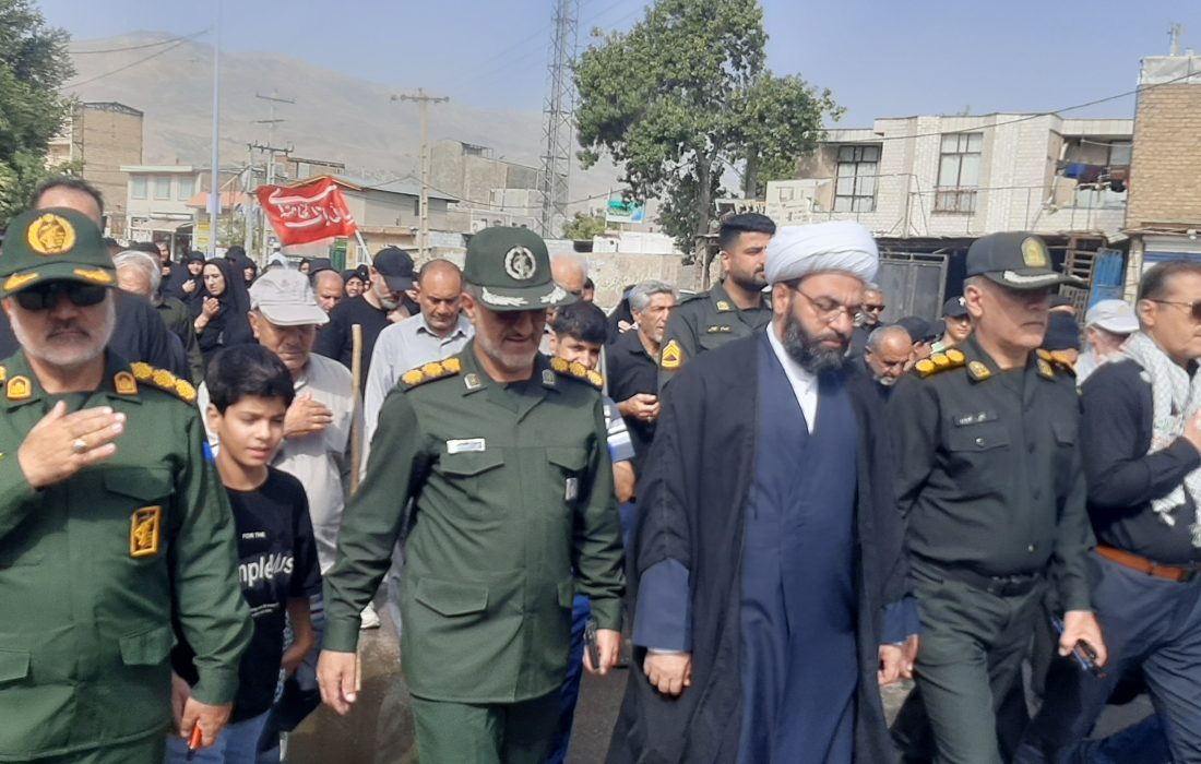 مراسم جاماندگان اربعین در دورود برگزار شد