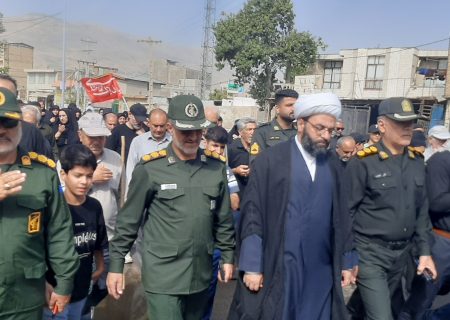 مراسم جاماندگان اربعین در دورود برگزار شد