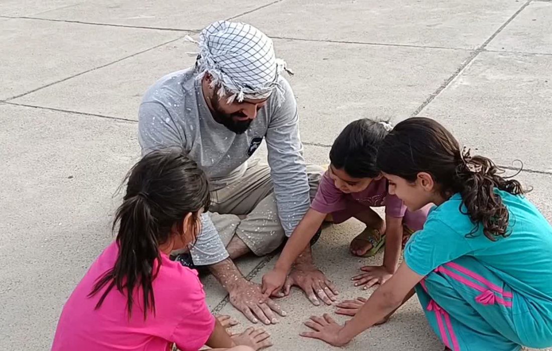 برگزاری اردوی جهادی بسیج دانشجویی در روستای حشمت‌آباد